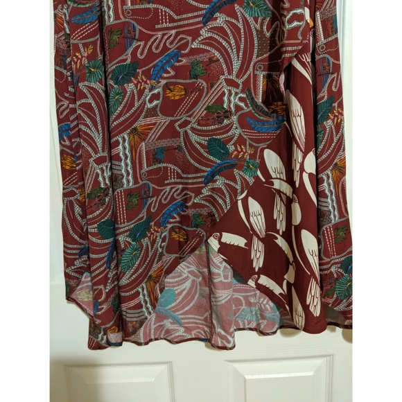 Anthropologie Farm Rio Culebra midi skirt - Picture 7 of 11